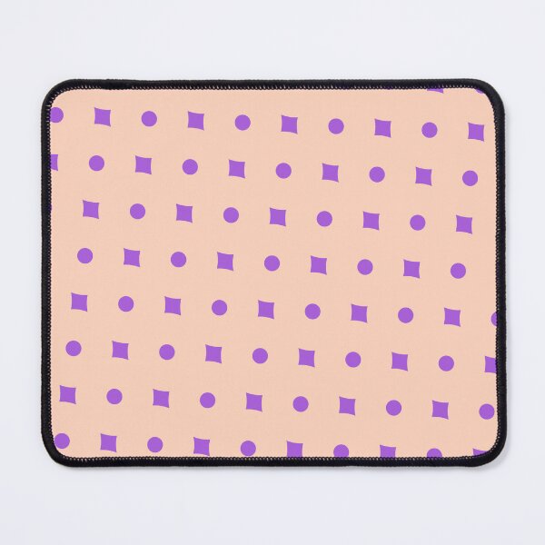 Item preview, Repeating Purple Diamonds & Circles Pink Grid Borderless Blueprint designed and sold by Alchemy-A-La-G.