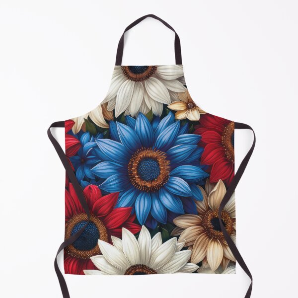Item preview, Vibrant Red, White, and Blue Floral Bouquet designed and sold by mldorton.
