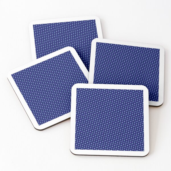 Item preview, Repeating Blue Diamonds & Circles Navy Grid Borderless Blueprint designed and sold by Alchemy-A-La-G.