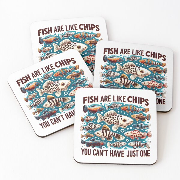 Artikelvorschau, Fische sind wie Chips - Aquarienfische sammeln entworfen und verkauft von FinFriends.