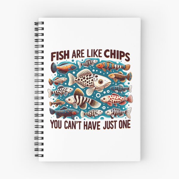 Artikelvorschau, Fische sind wie Chips - Aquarienfische sammeln entworfen und verkauft von FinFriends.