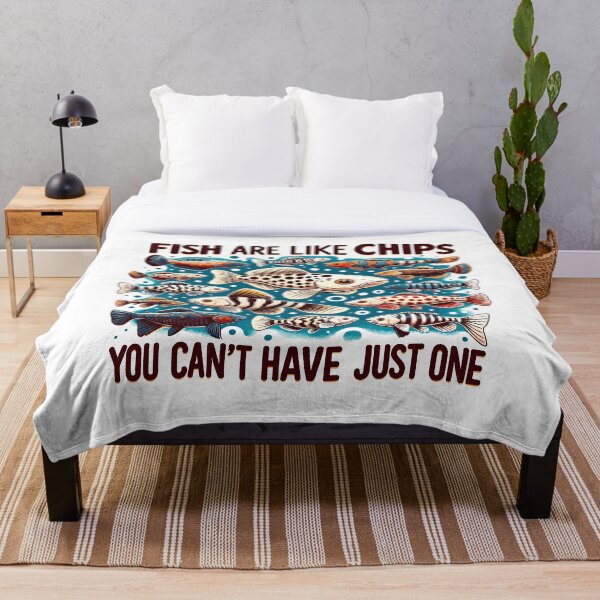 Artikelvorschau, Fische sind wie Chips - Aquarienfische sammeln entworfen und verkauft von FinFriends.