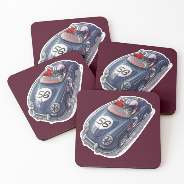 Item preview, FineTooned Vintage Roadster Race Car 56 designed and sold by CraigWoida.
