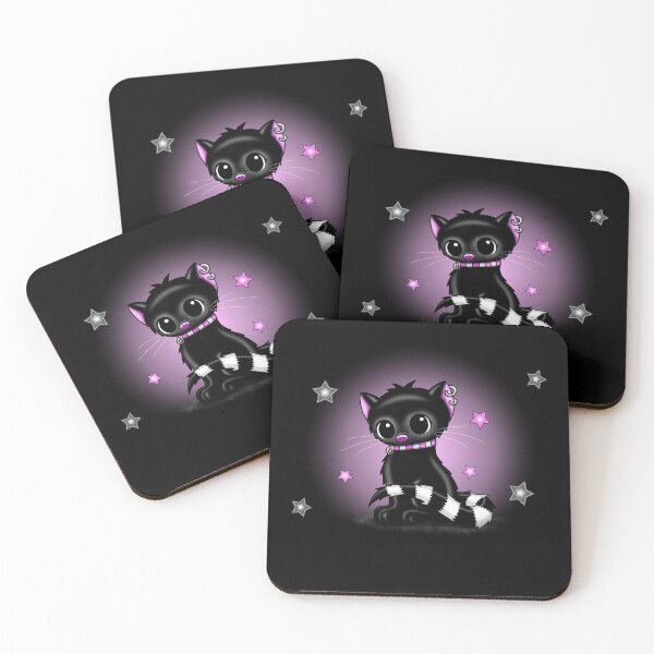 Item preview, cute goth emo scene cat designed and sold by Pezi-Creation.