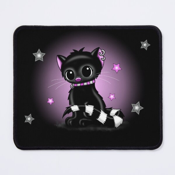 Item preview, cute goth emo scene cat designed and sold by Pezi-Creation.