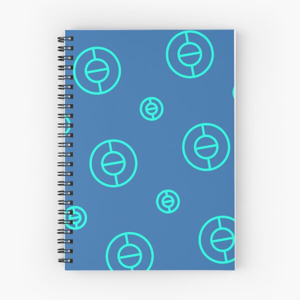Item preview, Teal Repeating Circles Uniform Columns Blue Borderless Blueprint designed and sold by Alchemy-A-La-G.