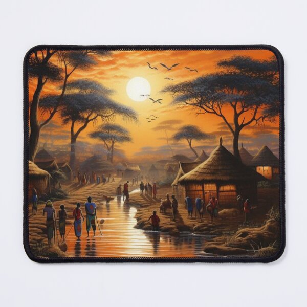 Item preview, Native village artwork designed and sold by Slickskillz11.