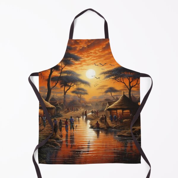 Item preview, Native village artwork designed and sold by Slickskillz11.