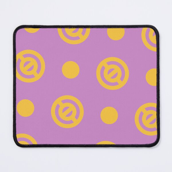 Item preview, Gold Repeating Circles Uniform Columns Purple Borderless Blueprint designed and sold by Alchemy-A-La-G.
