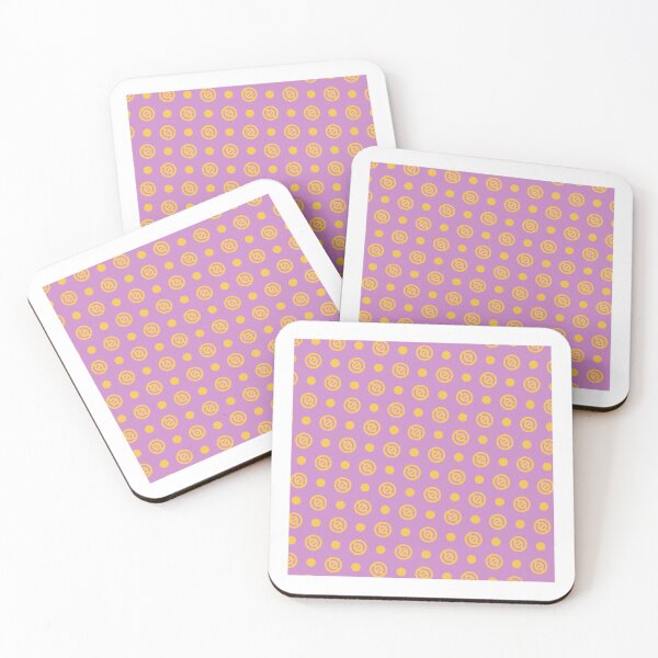 Item preview, Gold Repeating Circles Uniform Columns Purple Borderless Blueprint designed and sold by Alchemy-A-La-G.