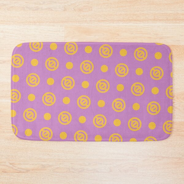 Item preview, Gold Repeating Circles Uniform Columns Purple Borderless Blueprint designed and sold by Alchemy-A-La-G.