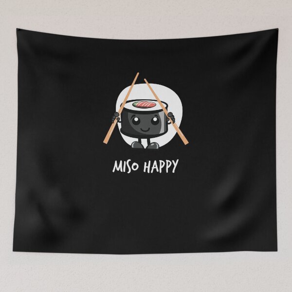 Item preview, Miso Happy  designed and sold by TeeTimeGuys.