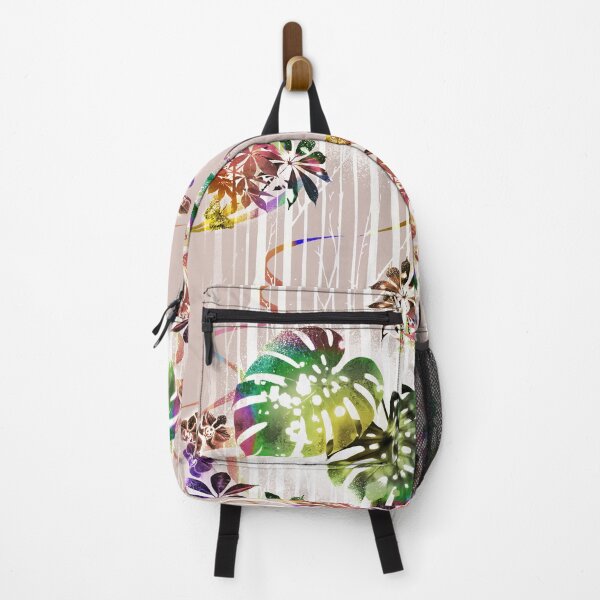 Item preview, Tropical leaf pattern #1 - Rainbow designed and sold by ArtSea-Bubble.