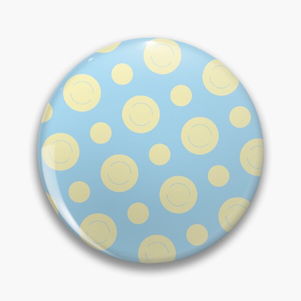 Item preview, Yellow Repeating Circles Uniform Columns Blue Borderless Blueprint designed and sold by Alchemy-A-La-G.