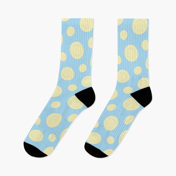 Item preview, Yellow Repeating Circles Uniform Columns Blue Borderless Blueprint designed and sold by Alchemy-A-La-G.