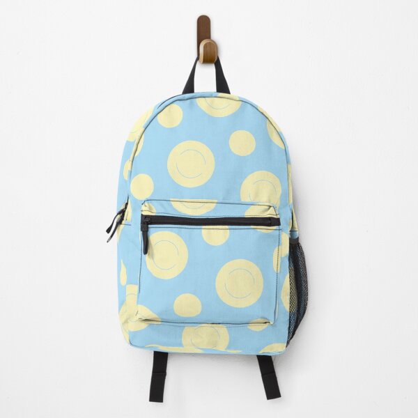 Item preview, Yellow Repeating Circles Uniform Columns Blue Borderless Blueprint designed and sold by Alchemy-A-La-G.