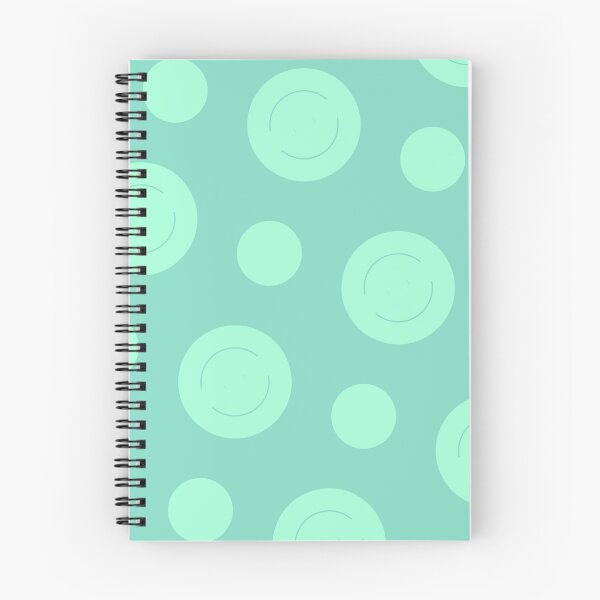 Item preview, Mint Repeating Circles Uniform Columns Green Borderless Blueprint designed and sold by Alchemy-A-La-G.