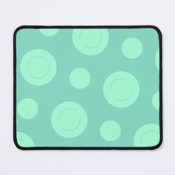 Item preview, Mint Repeating Circles Uniform Columns Green Borderless Blueprint designed and sold by Alchemy-A-La-G.
