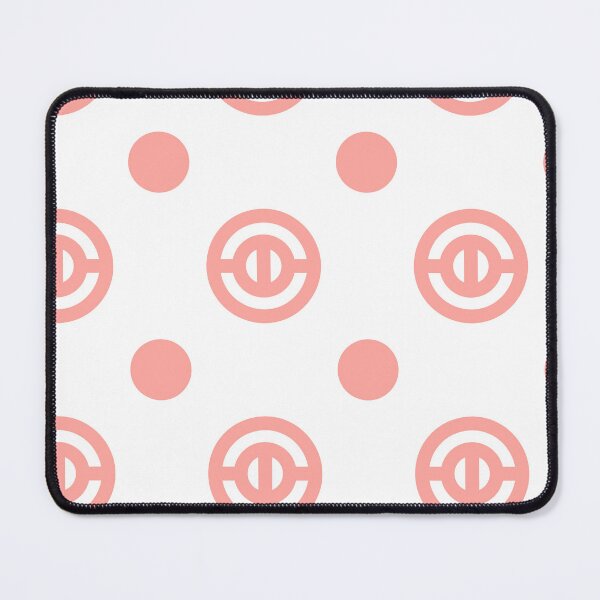 Item preview, Pink Repeating Circles Uniform Columns White Borderless Blueprint designed and sold by Alchemy-A-La-G.
