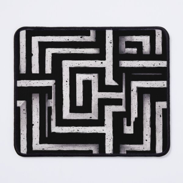 Item preview, Monochrome Maze designed and sold by Belarte.shop.