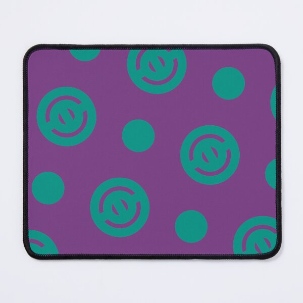 Item preview, Green Repeating Circles Uniform Columns Purple Perpetual Outline designed and sold by Alchemy-A-La-G.