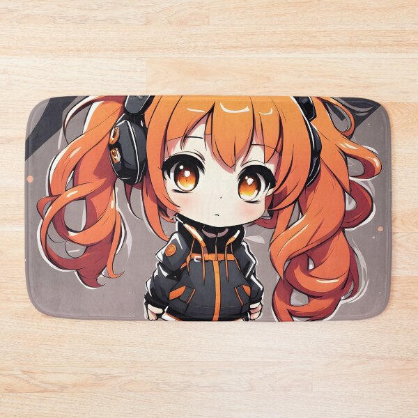 Item preview, Orange techno AI designed and sold by AnimeGamerGirl.