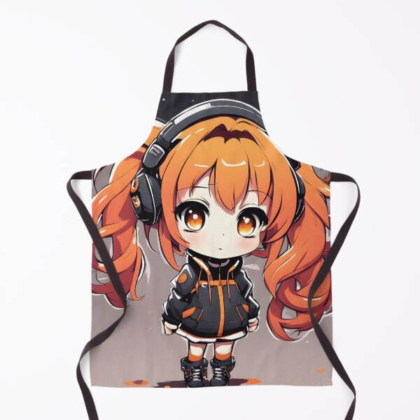 Item preview, Orange techno AI designed and sold by AnimeGamerGirl.