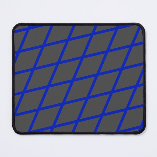 Item preview, Blue Diamond Link Crossed Lines Grey Perpetual Outline designed and sold by Alchemy-A-La-G.