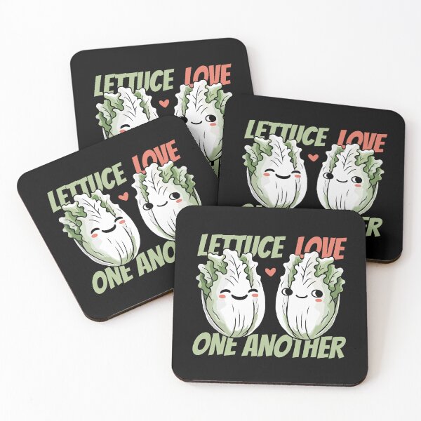 Artikelvorschau, Lettuce Love one another entworfen und verkauft von DoodleDashShop.