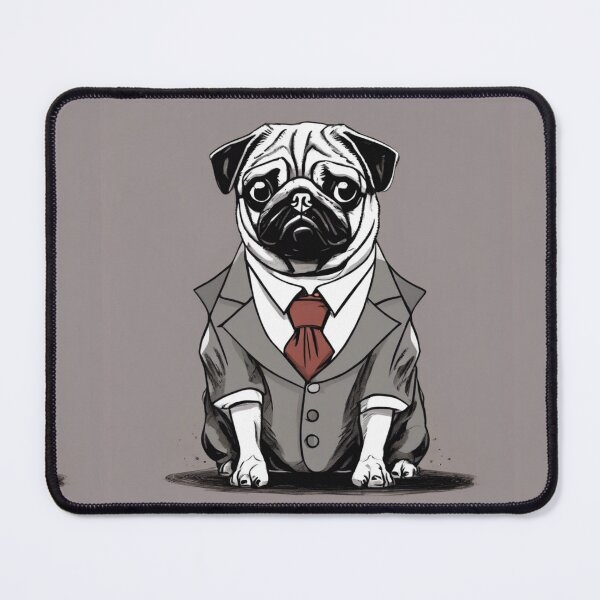 Item preview, Gentleman pug designed and sold by kattjona.