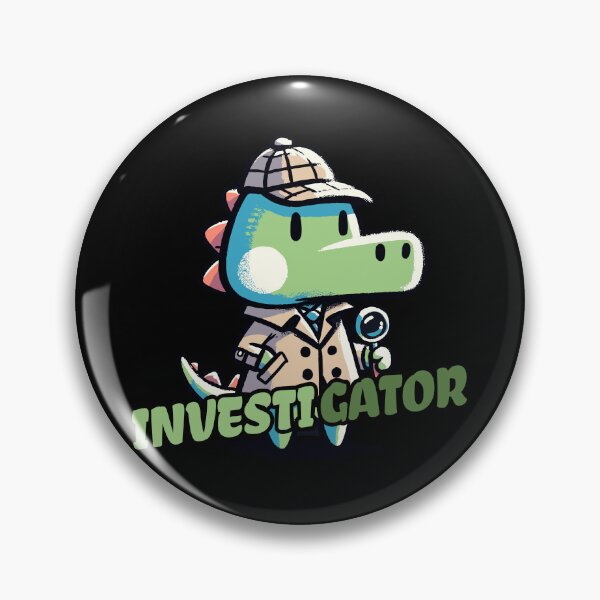 Item preview, Investigator Alligator Detective designed and sold by DoodleDashShop.