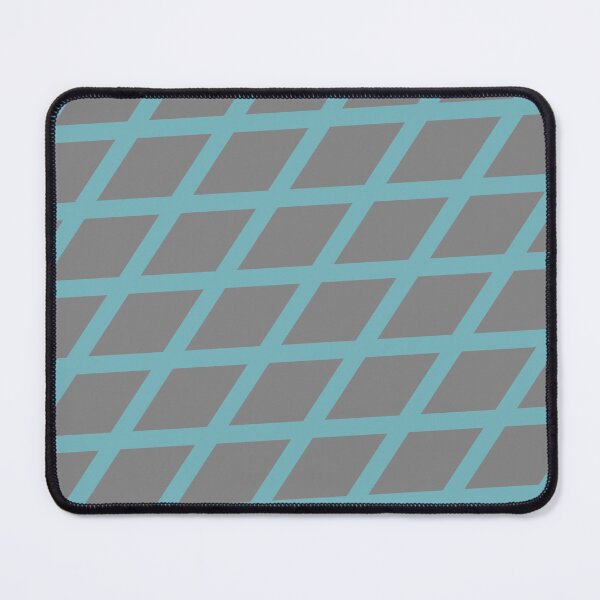 Item preview, Teal Diamond Link Crossed Lines Grey Perpetual Outline designed and sold by Alchemy-A-La-G.