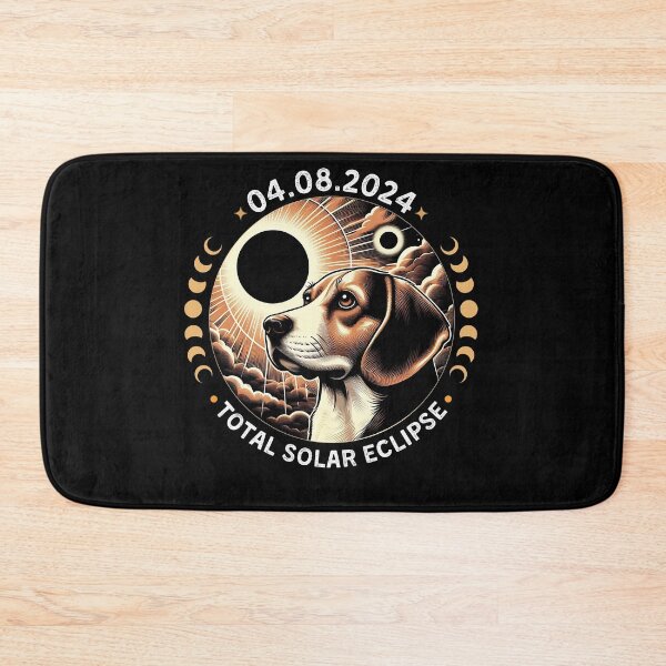 Item preview, Funny Beagle Dog  In TotalSolar Eclipse, wearing eclipse glasses designed and sold by ArtByKatti.