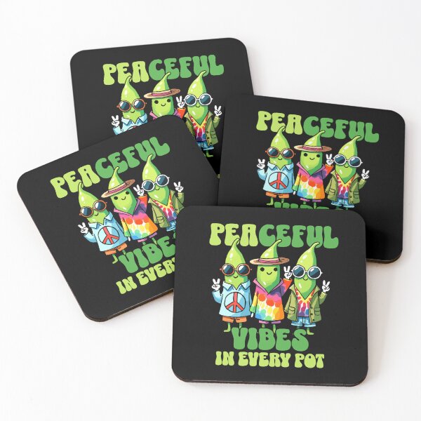 Artikelvorschau, Peacefull Peas Vibes in every Pot entworfen und verkauft von DoodleDashShop.