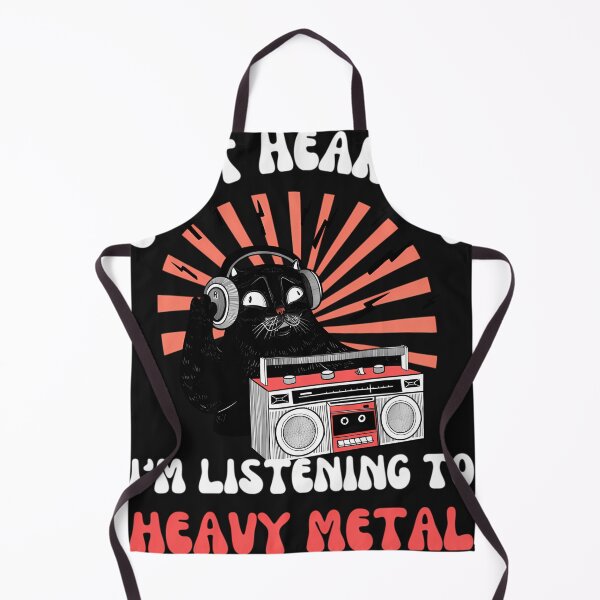 Item preview, Listining To Heavy Metal For Musical Heavy Metal Cat And Punk Cat As A Metal Band Heavy Metal Cat designed and sold by LakitaBoone36.