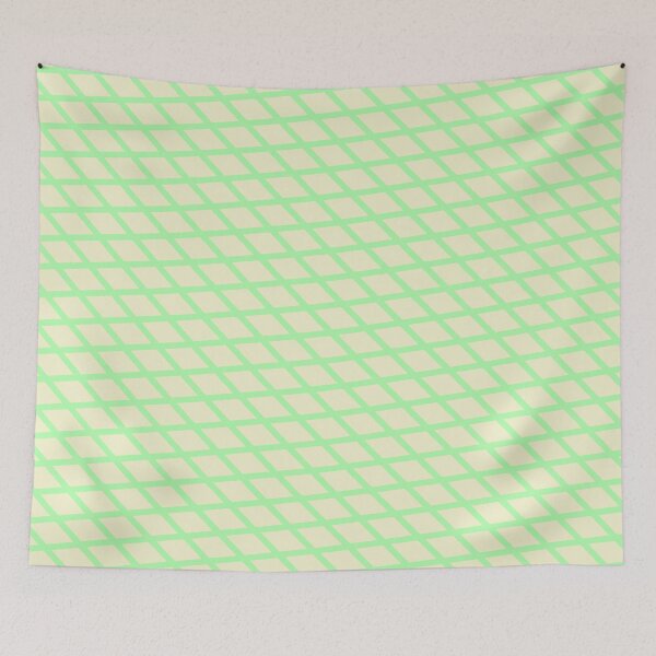 Item preview, Green Diamond Link Crossed Lines Yellow Perpetual Outline designed and sold by Alchemy-A-La-G.