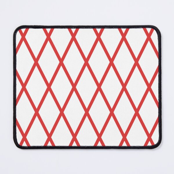 Item preview, Red Diamond Link Crossed Lines White Perpetual Outline designed and sold by Alchemy-A-La-G.