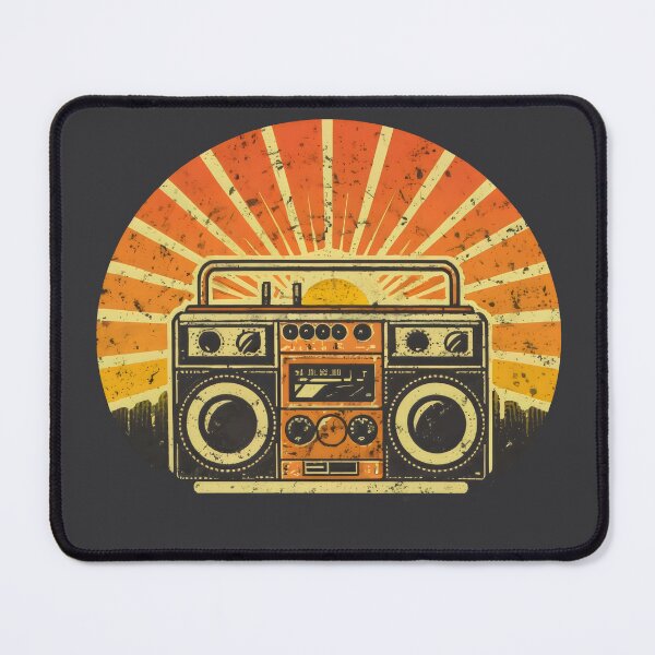 Item preview, music boombox an old-school designed and sold by Firas Aljazzar.