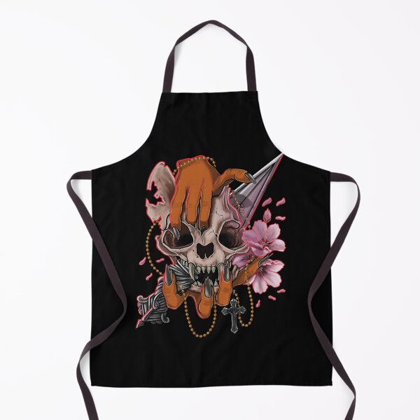 Item preview, Red skull cat designed and sold by Dugleidy Santos.
