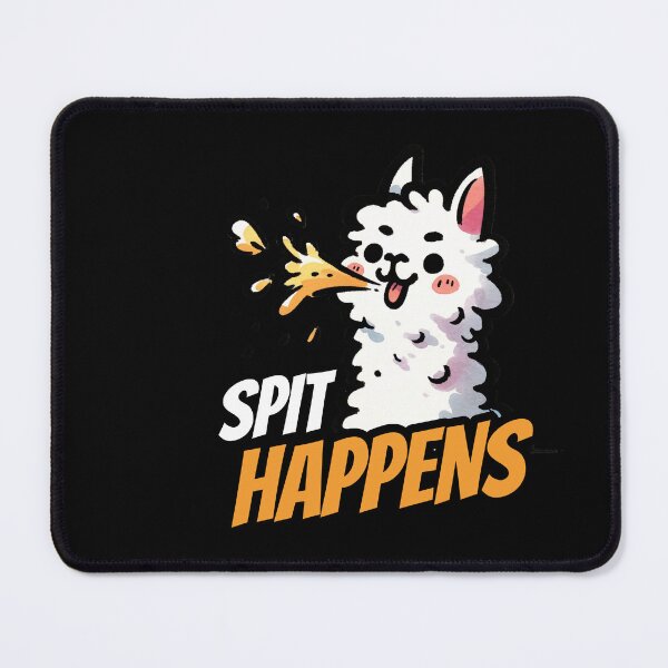 Item preview, Spit Happens Alpaca Llama designed and sold by DoodleDashShop.