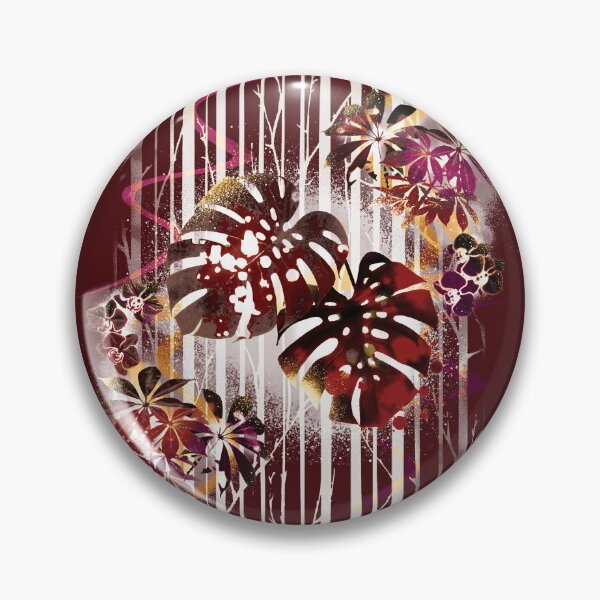 Item preview, Tropical leaf pattern #1 - Red designed and sold by ArtSea-Bubble.