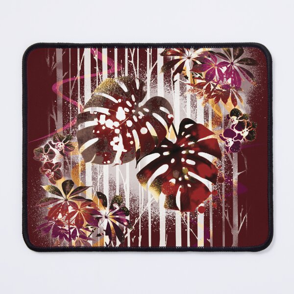Item preview, Tropical leaf pattern #1 - Red designed and sold by ArtSea-Bubble.