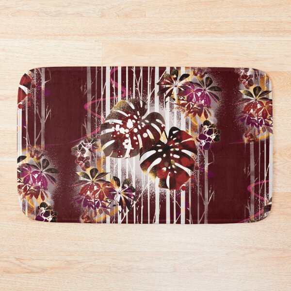 Item preview, Tropical leaf pattern #1 - Red designed and sold by ArtSea-Bubble.