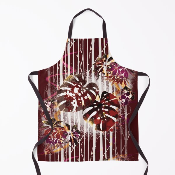 Item preview, Tropical leaf pattern #1 - Red designed and sold by ArtSea-Bubble.