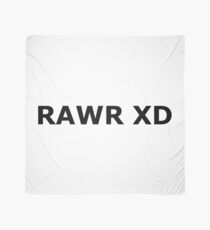 RAWR XD schwarz Tuch