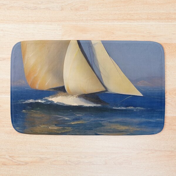 Item preview, Sailing off Corfu designed and sold by painting-greece.
