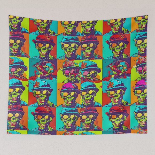 Item preview, Dead Head Wallpaper designed and sold by Zenvo.