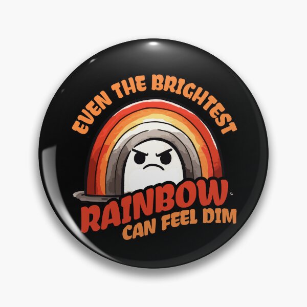 Item preview, Even the brightest Rainbow can feel dim Introverted designed and sold by DoodleDashShop.