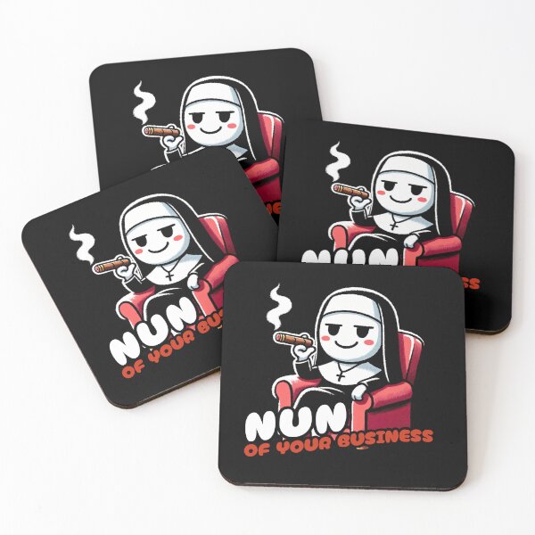 Artikelvorschau, Nun of your Business / Not your Business Nun T-Shirt entworfen und verkauft von DoodleDashShop.