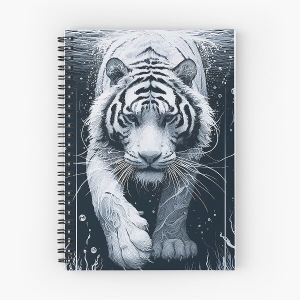 Item preview, Monochromatic Tiger Underwater designed and sold by TomFrontierArt.